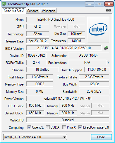      Intel Hd Graphics -  9