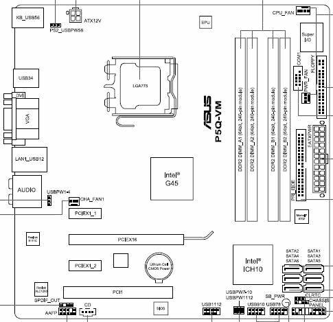  Asus P5ql-cm -  9