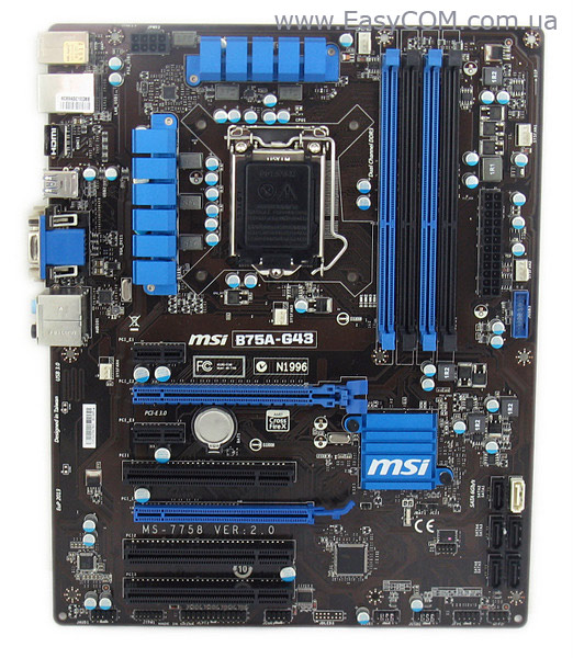 Msi ms-7758 b75a-g43 motherboard