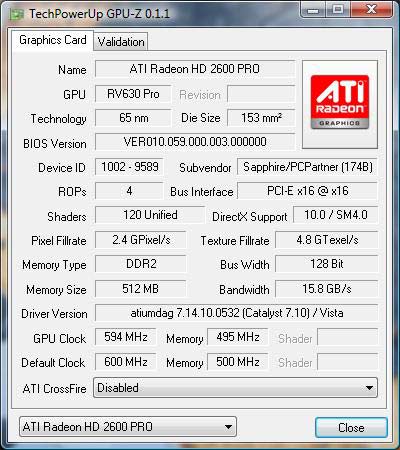 Ati Radeon Hd 2600 Pro    Windows 7 64 -  4