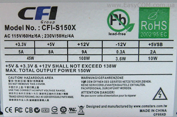 Cfi 2000a расшифровка. Блок питания CFI-s150x. CFI-s150x. CFI-s150x Формфактор. CFI s150x блок питания характеристики.