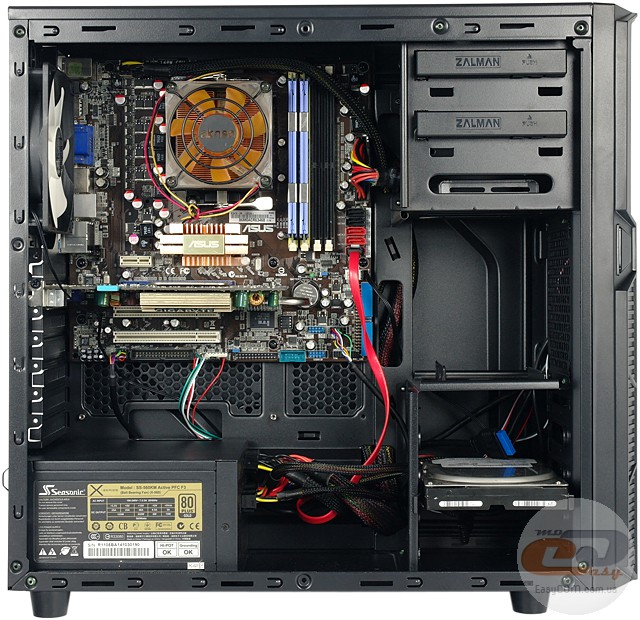 Zalman z1 neo подключение к материнской плате