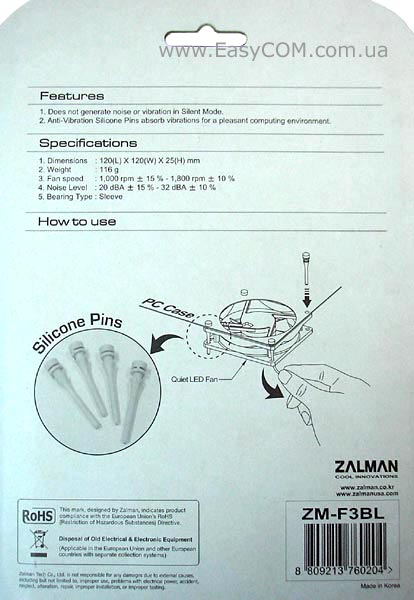 ZALMAN ZM-F3 LED