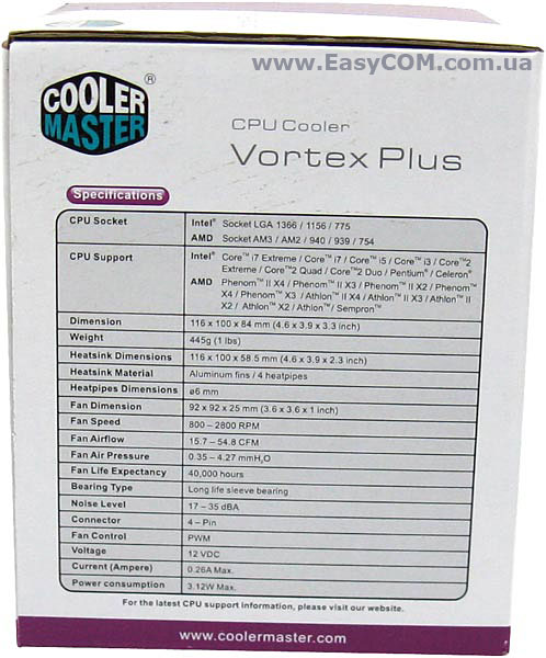 Cooler Master Vortex Plus