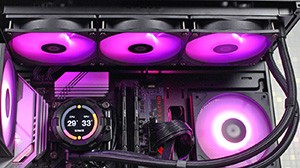 Обзор ID-COOLING SPACE LCD SL360 XE: доступная система жидкостного охлаждения с небольшим LCD-дисплеем