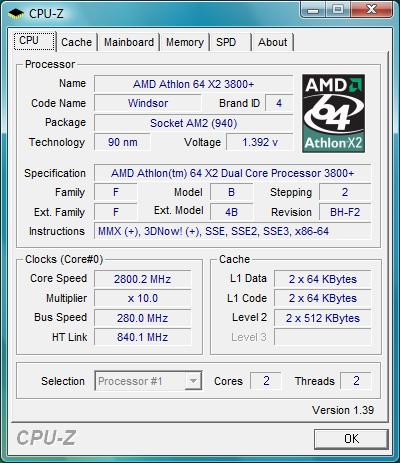 AMD Athlon 64 X2 3800 GECID . 1