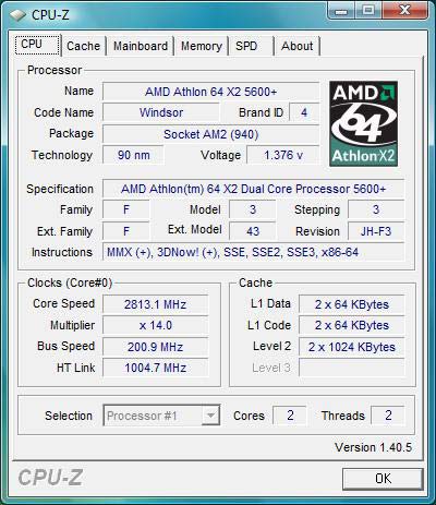 cpu-z Athlon 64 X2 5600+