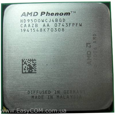 Как разогнать процессор amd phenom x4 9500