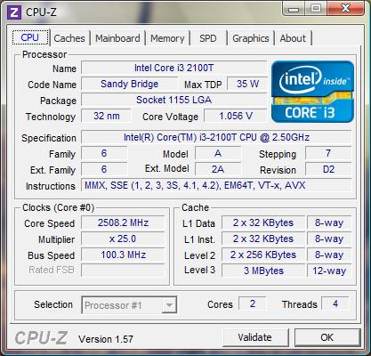 cou-z Intel Core i3-2100Т