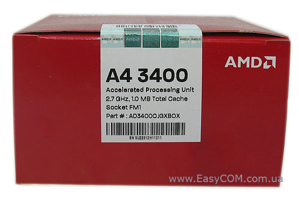 AMD APU A4-3400