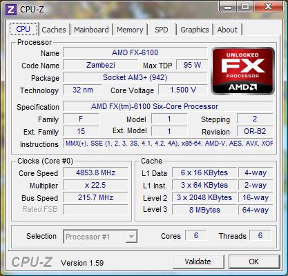 Разгон fx 6100 на 970 чипсете