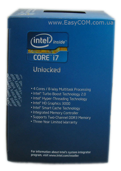 Intel Core i7-2700К box