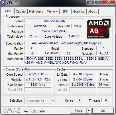 AMD A8-6600K