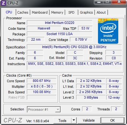 Intel Pentium G3220