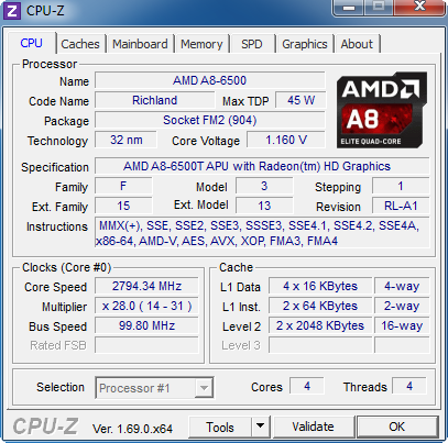 AMD A8-6500T