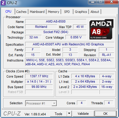 AMD A8-6500T