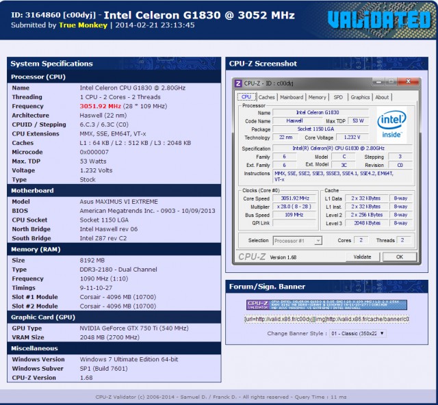 Intel Celeron G1830