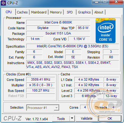 Intel Core i5-6600K