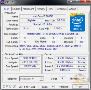 Intel Core i5-6600K