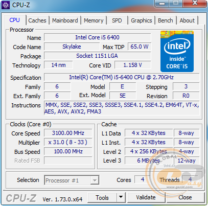 Intel Core i5-6400