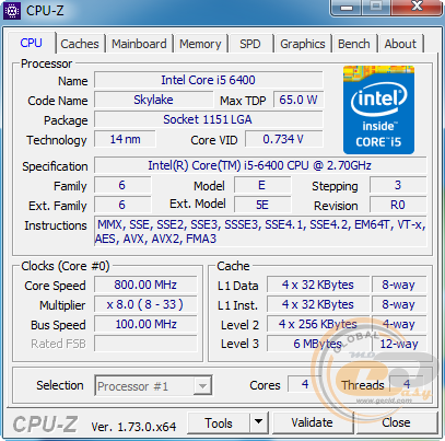 Intel Core i5-6400