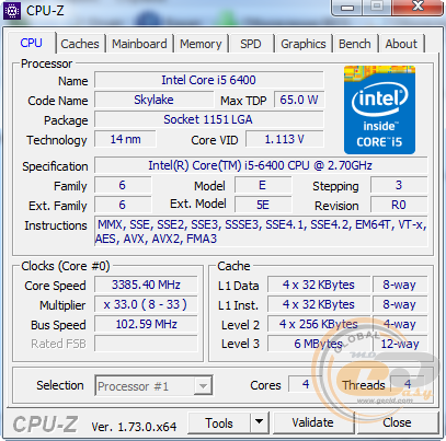 Intel Core i5-6400