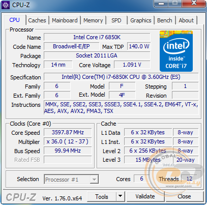 Intel Core i7-6850K
