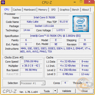 Intel Core i5-7600K