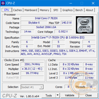 Intel Core i7-7820X