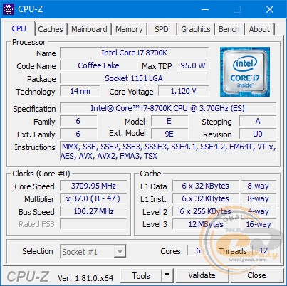 Сравнение процессоров intel core i7 8700k и 9700k