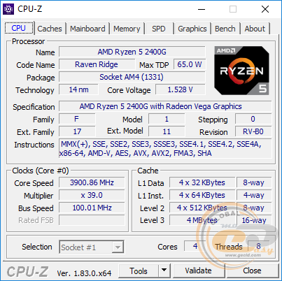 AMD Ryzen 5 2400G