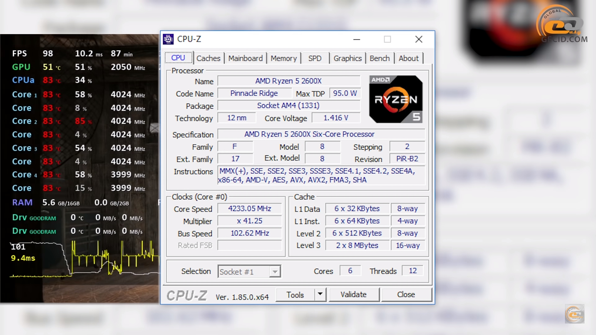 Обзор и тестирование процессора AMD Ryzen 5 2600X: шесть ядер для
