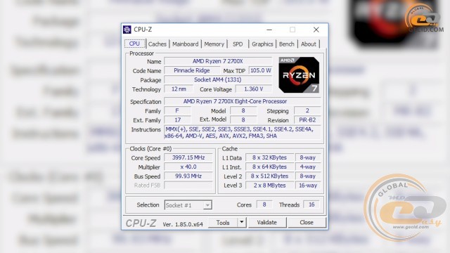 AMD Ryzen 7 2700X