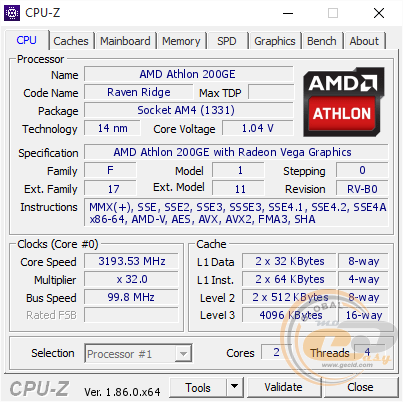 AMD Athlon 200GE