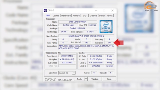 Intel Core i5-9400F