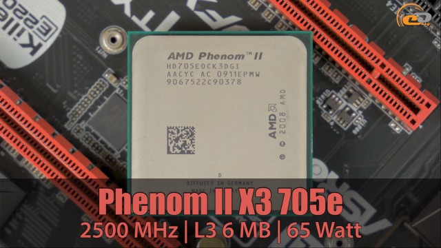 Athlon II X3 425 Phenom II X3 705e
