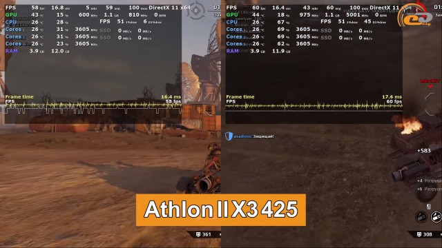 Athlon II X3 425 Phenom II X3 705e