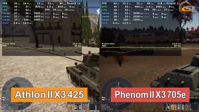 Athlon II X3 425 Phenom II X3 705e