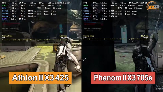 Athlon II X3 425 Phenom II X3 705e