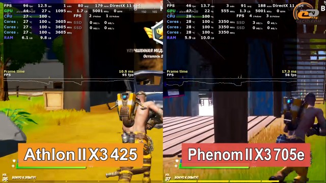 Athlon II X3 425 Phenom II X3 705e