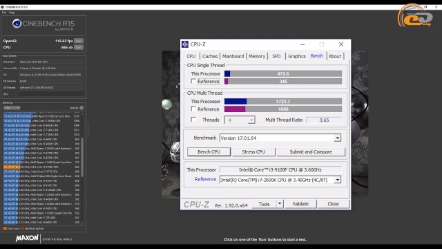 Core i3-9100F GTX 1650 SUPER