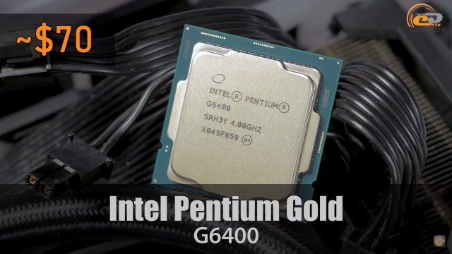 Процессор intel pentium gold g6400 сравнение