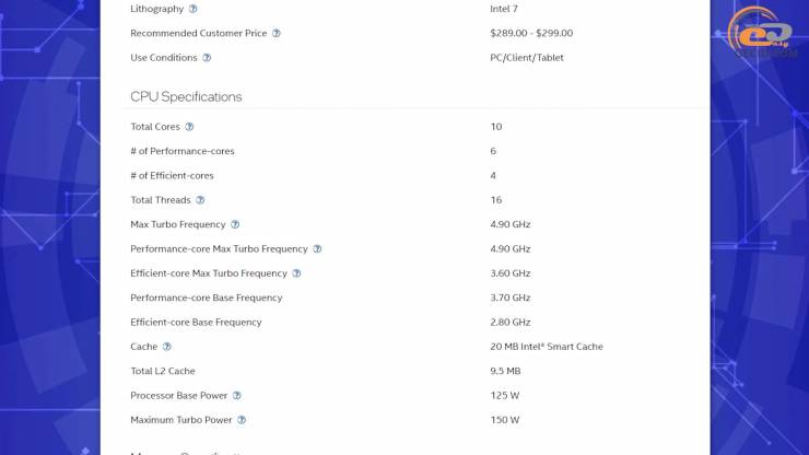 Intel Core i5-12600K