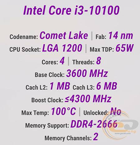 Intel Core i3-10100
