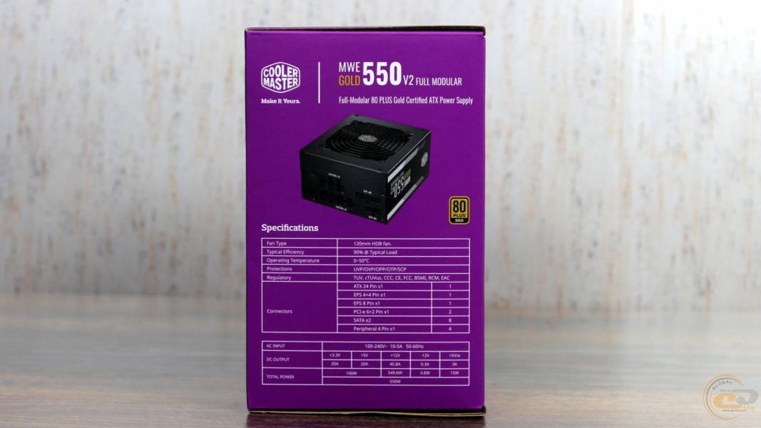 Cooler Master MWE Gold 550 – V2