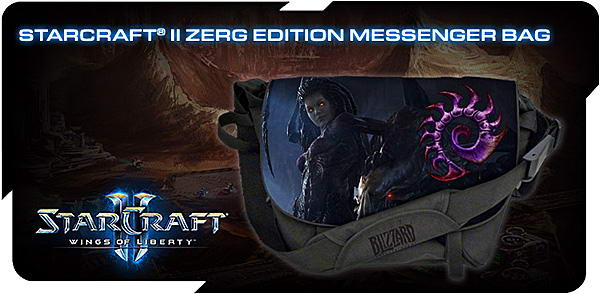 StarCraft II Zerg Edition Messenger Bag