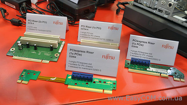Riser-платы производства Fujitsu.