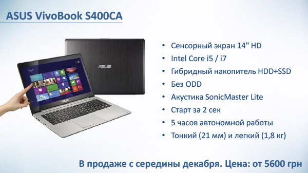 ASUS VivoBook S400CA