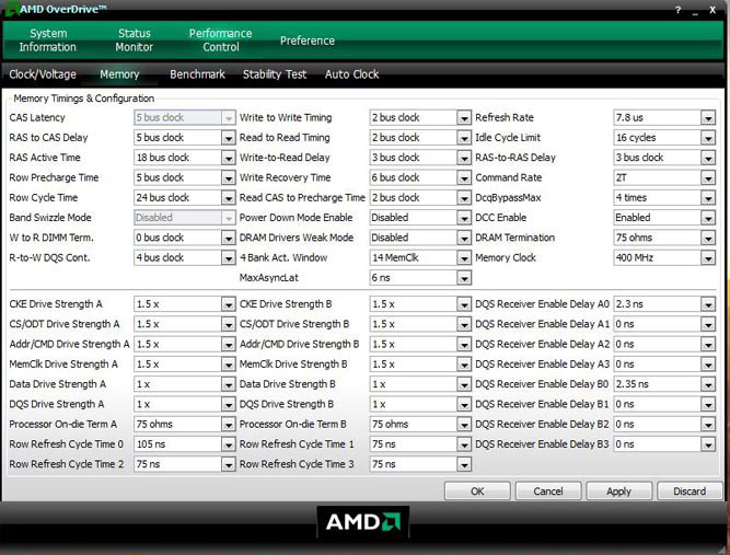 AMD OverDrive