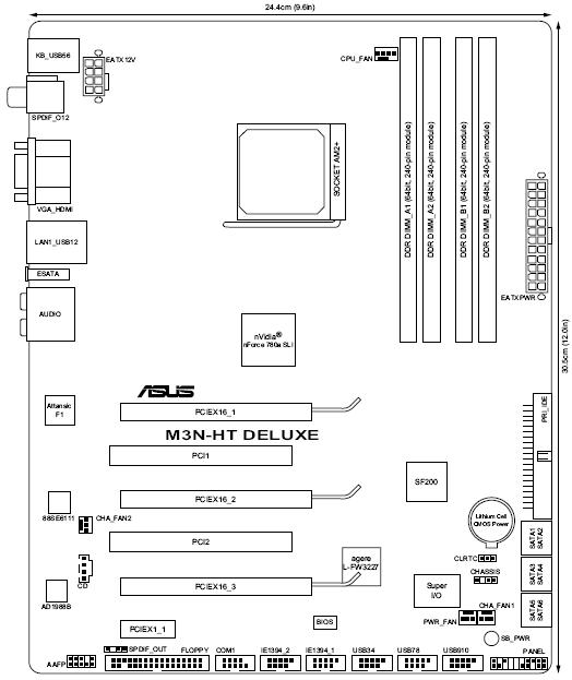 Asus m2n e схема